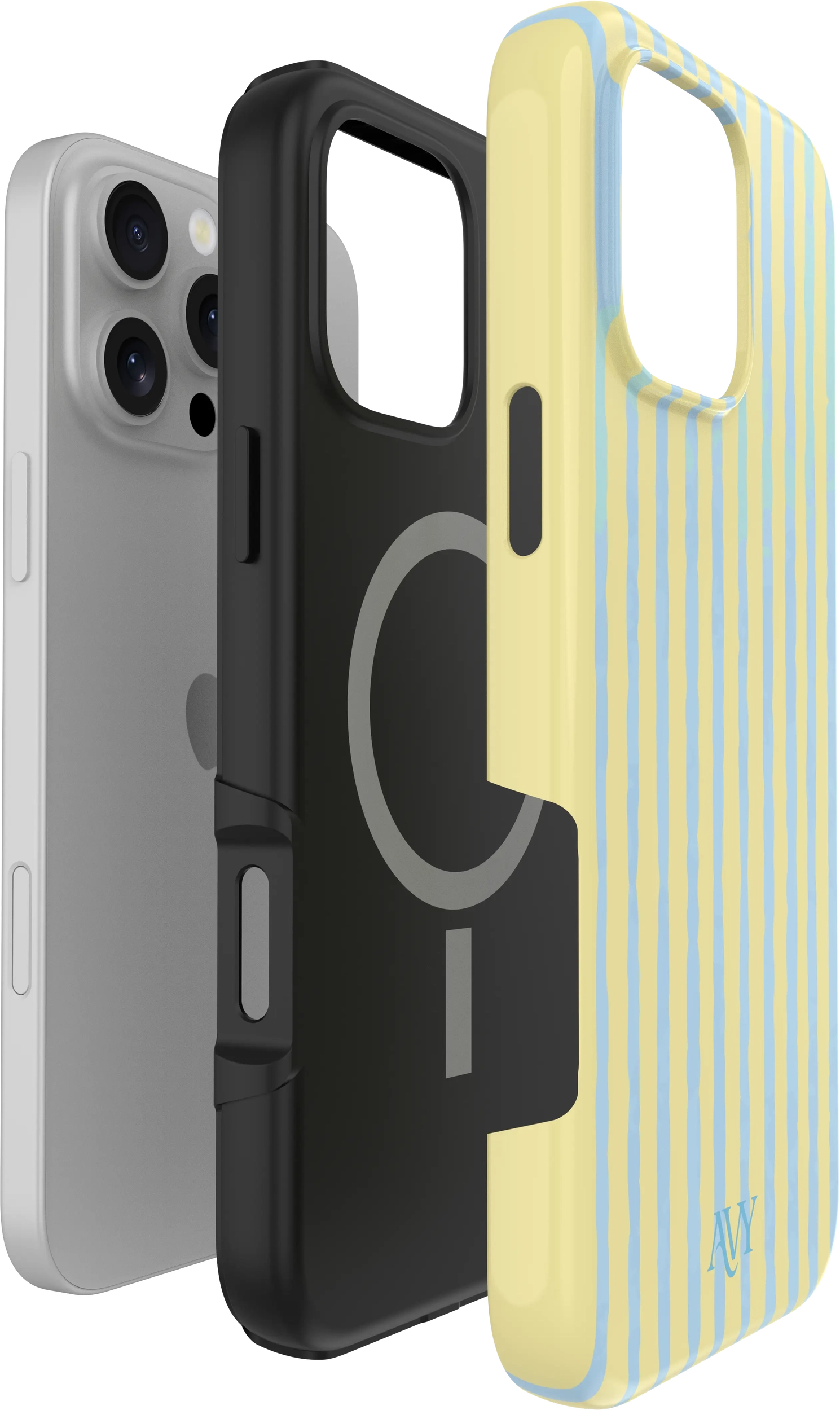 AVY Apple iPhone 16 Pro Max Hoesje MagSafe Back Cover Lemon Sky afbeelding 12