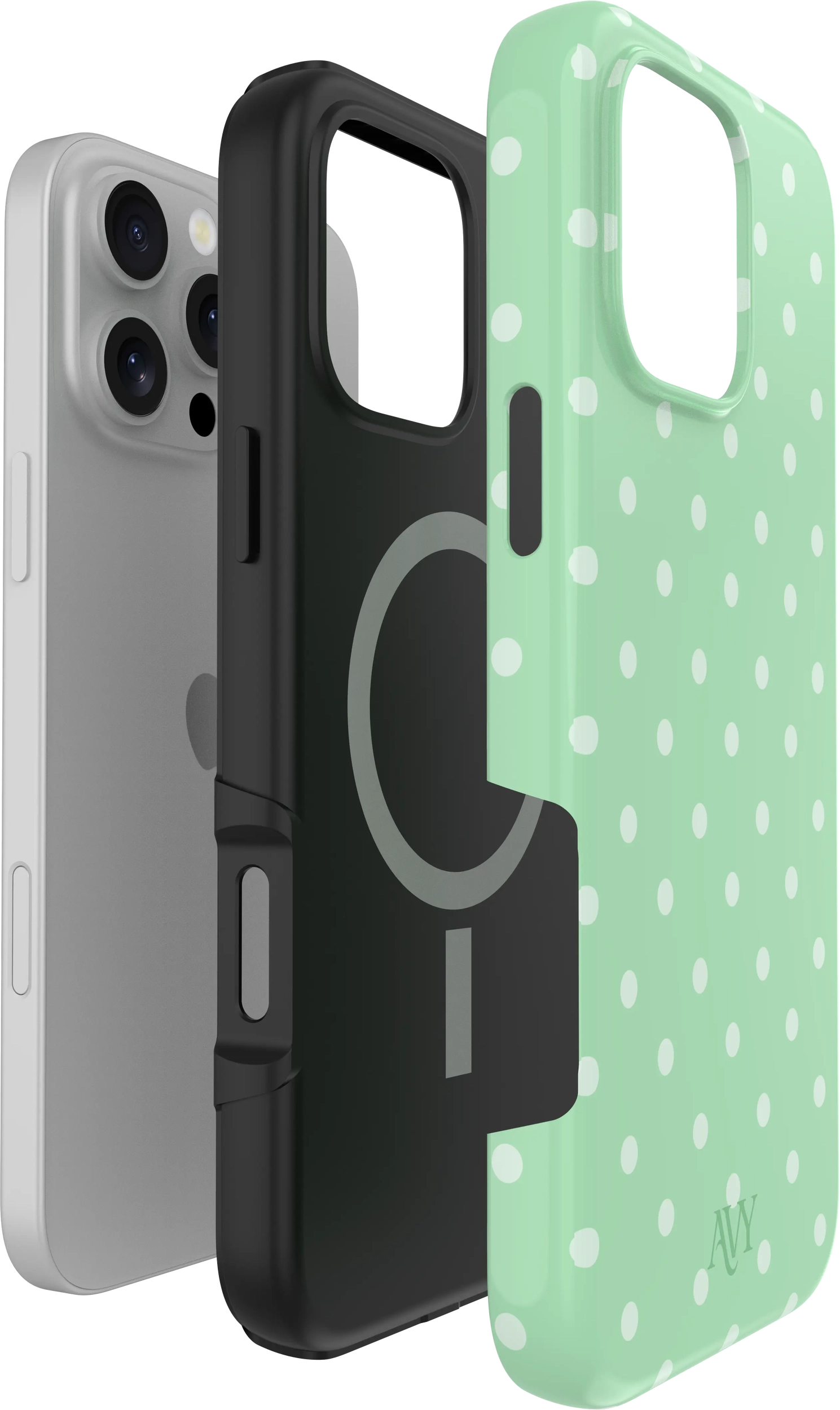 AVY Apple iPhone 16 Pro Max Hoesje MagSafe Back Cover Mint Breeze afbeelding 13
