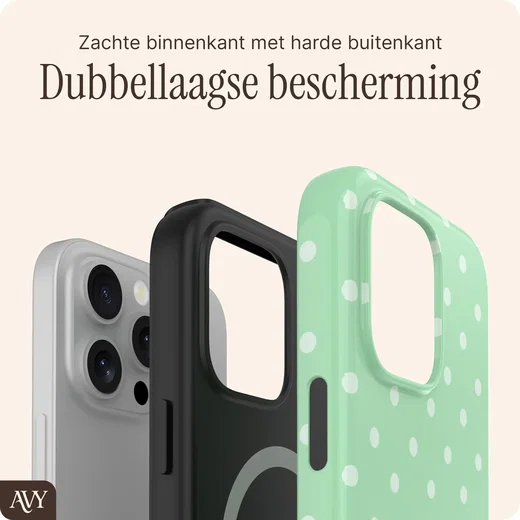 AVY Apple iPhone 16 Pro Max Hoesje MagSafe Back Cover Mint Breeze afbeelding 6