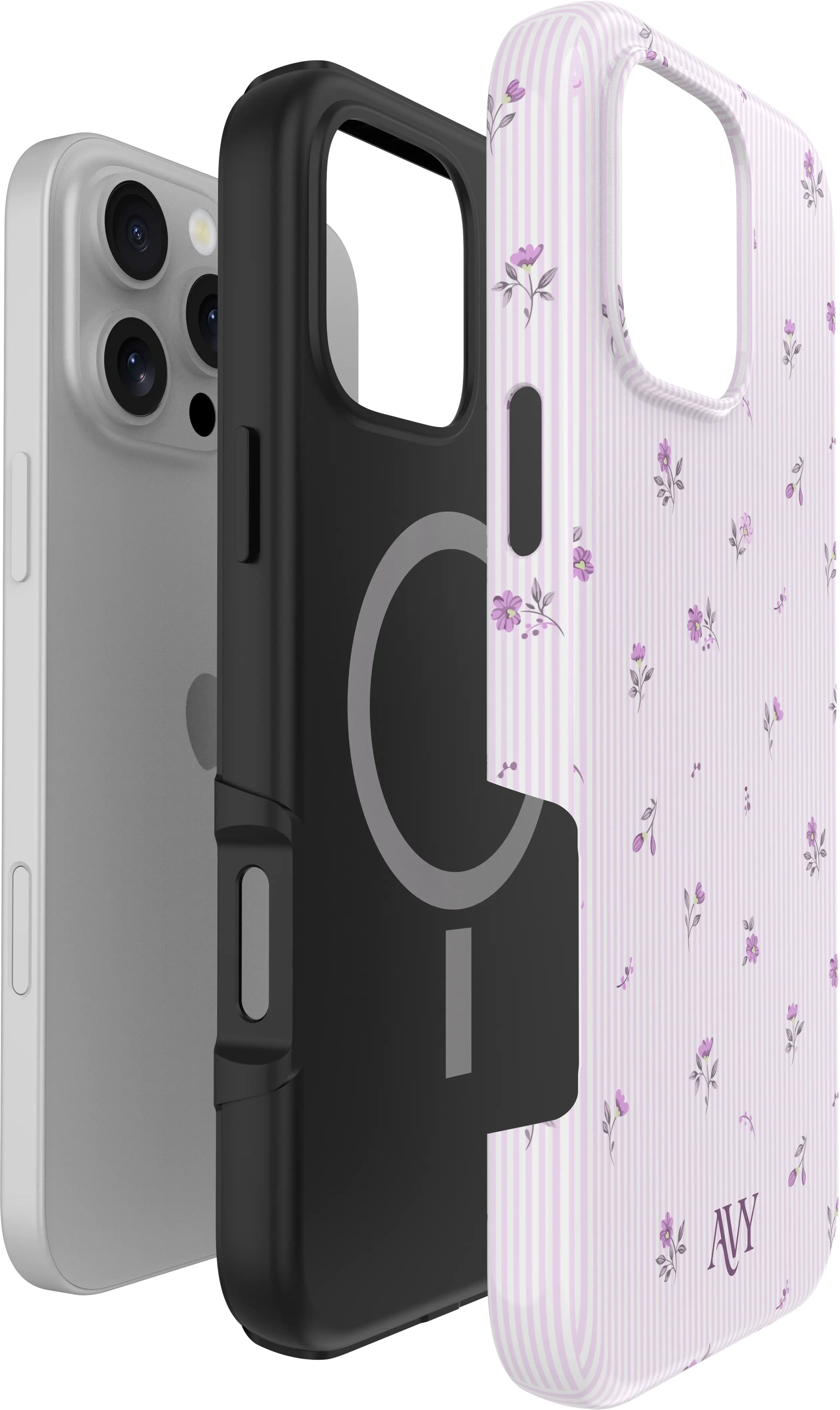 AVY Apple iPhone 16 Pro Max Hoesje MagSafe Back Cover Lila Dream afbeelding 14
