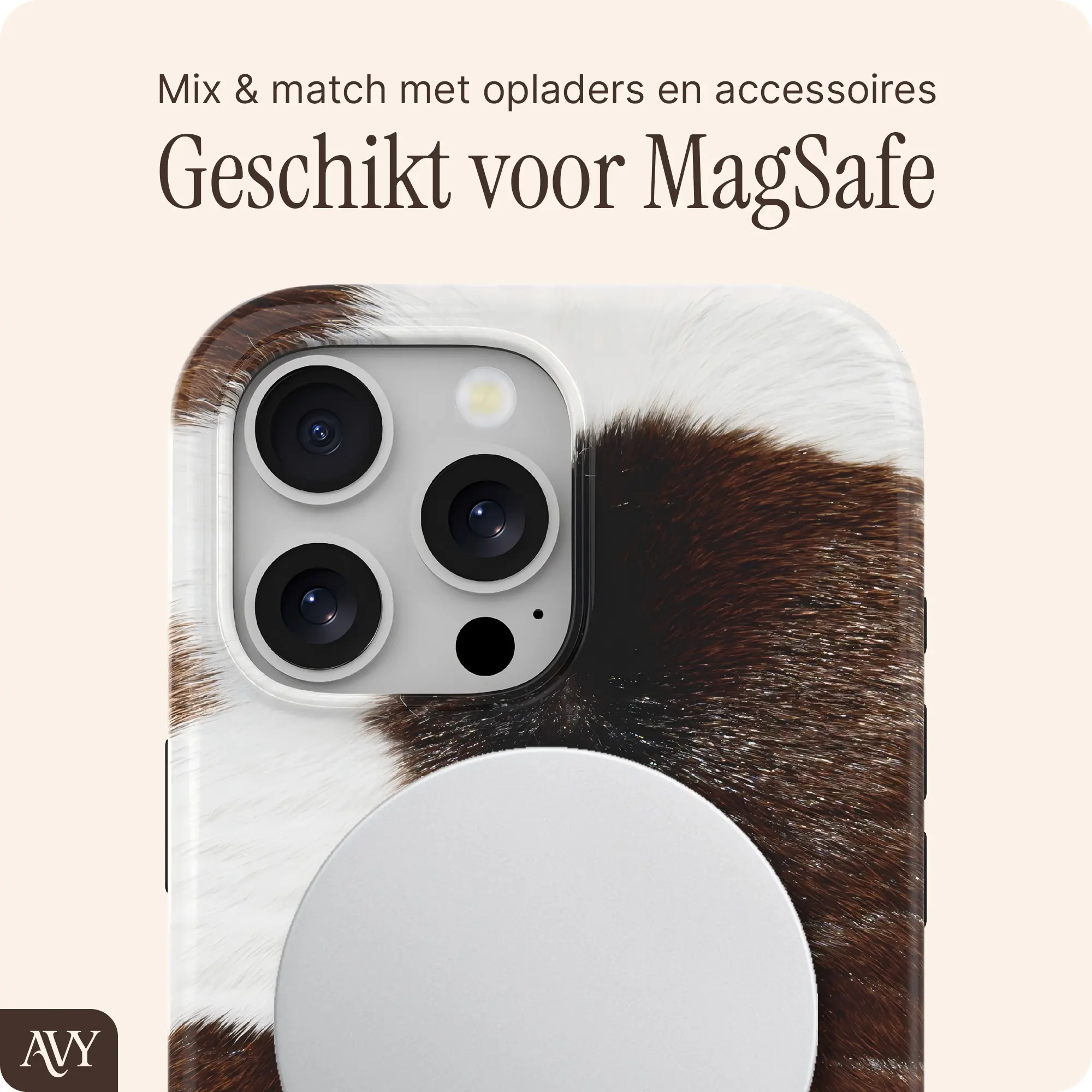 AVY Apple iPhone 16 Pro Max Hoesje MagSafe Back Cover Rodeo Muse afbeelding 7