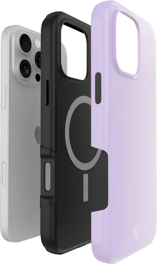 AVY Apple iPhone 16 Pro Max Hoesje MagSafe Back Cover lavender Glow afbeelding 14