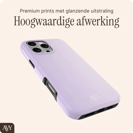 AVY Apple iPhone 16 Pro Max Hoesje MagSafe Back Cover lavender Glow afbeelding 10