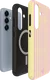 AVY Samsung Galaxy S24 Hoesje MagSafe Back Cover Pink Lemonade afbeelding 13