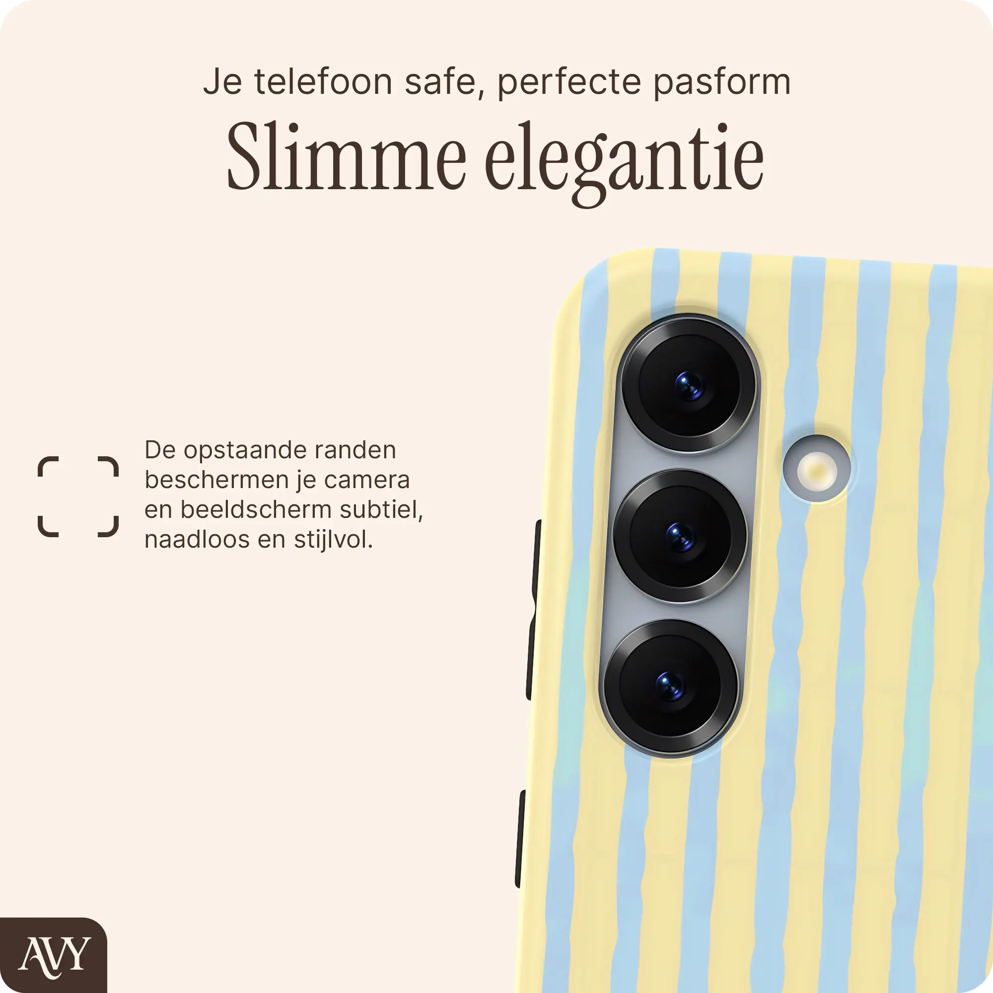 AVY Samsung Galaxy S24 Hoesje MagSafe Back Cover Lemon Sky afbeelding 8