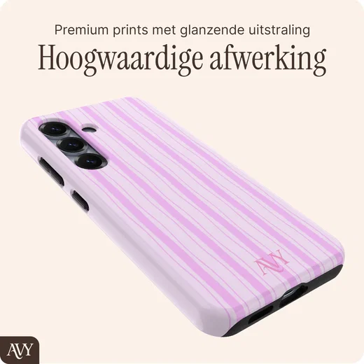 AVY Samsung Galaxy S24 Hoesje MagSafe Back Cover Pink Horizon afbeelding 9