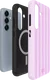 AVY Samsung Galaxy S24 Hoesje MagSafe Back Cover Pink Horizon afbeelding 12