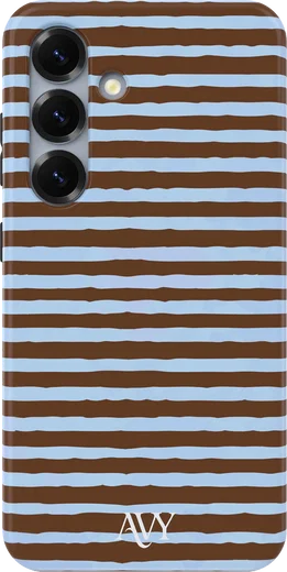 AVY Samsung Galaxy S24 Hoesje MagSafe Back Cover Ocean Latte afbeelding 1