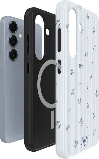 AVY Samsung Galaxy S24 Hoesje MagSafe Back Cover Sky Blossom afbeelding 12