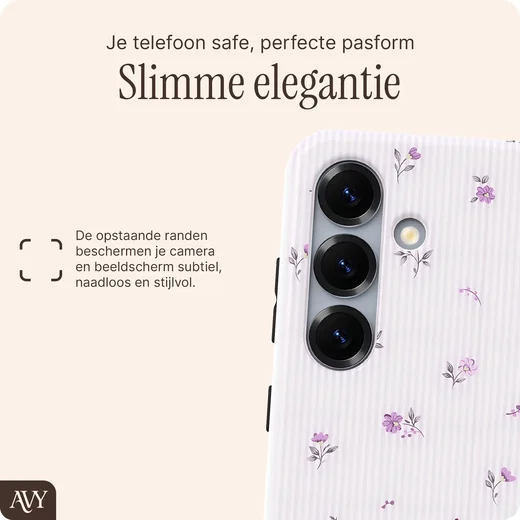 AVY Samsung Galaxy S24 Hoesje MagSafe Back Cover Lila Dream afbeelding 7