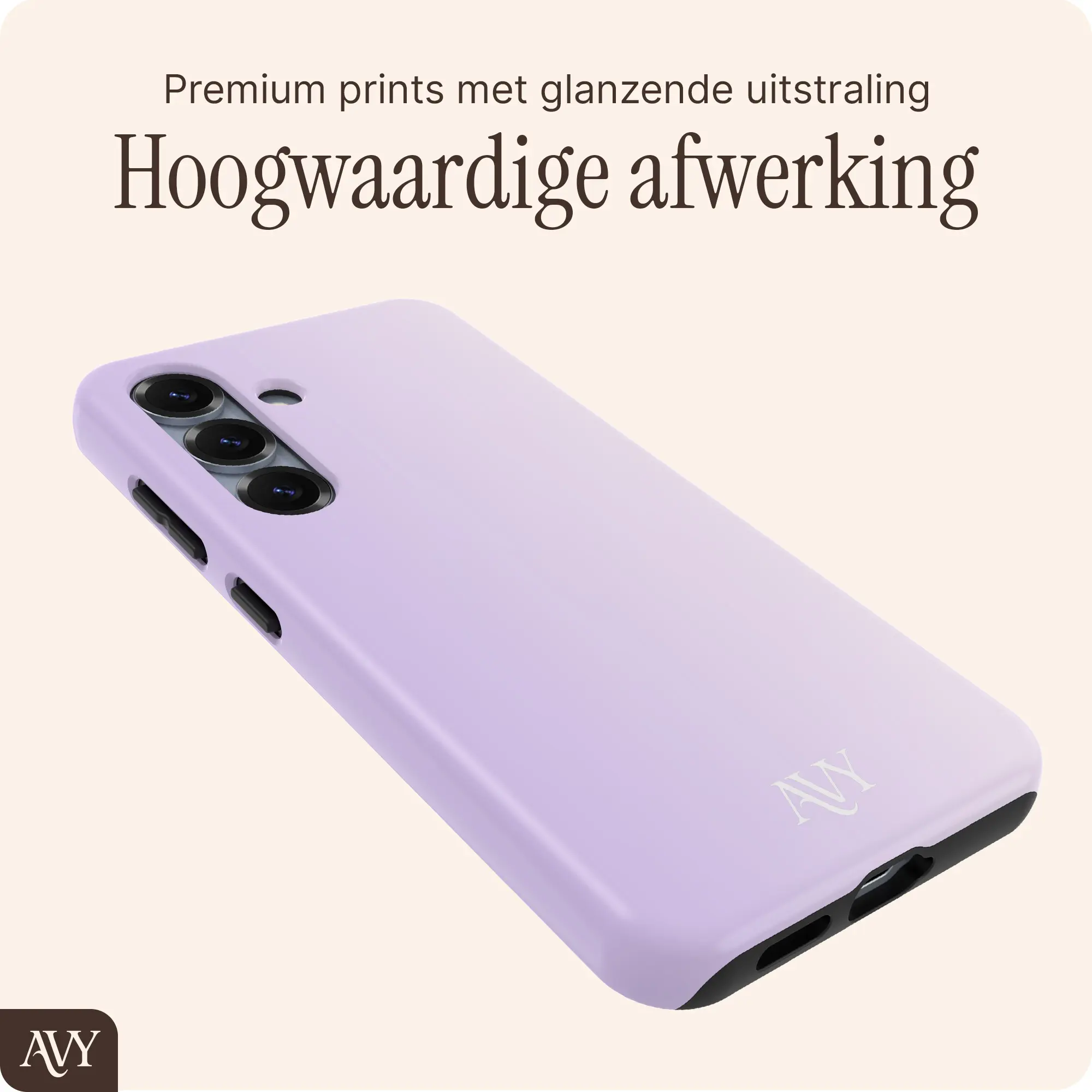 AVY Samsung Galaxy S24 Hoesje MagSafe Back Cover Lavender Glow afbeelding 9