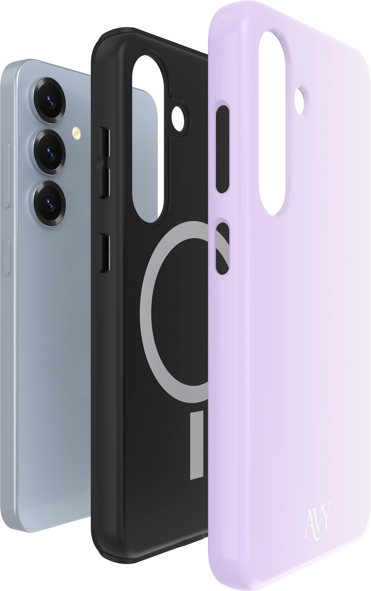 AVY Samsung Galaxy S24 Hoesje MagSafe Back Cover Lavender Glow afbeelding 13