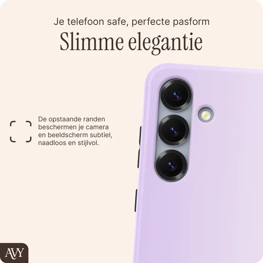 AVY Samsung Galaxy S24 Hoesje MagSafe Back Cover Lavender Glow afbeelding 8