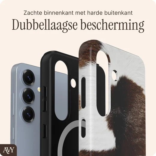 AVY Samsung Galaxy S24 Plus Hoesje MagSafe Back Cover Rodeo Muse afbeelding 5