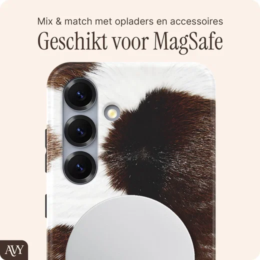 AVY Samsung Galaxy S24 Plus Hoesje MagSafe Back Cover Rodeo Muse afbeelding 6