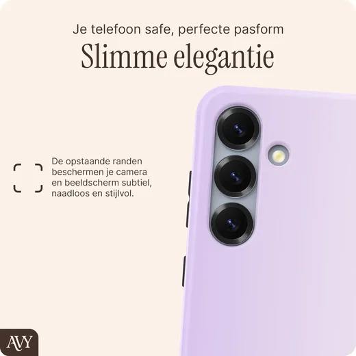 AVY Samsung Galaxy S24 Plus Hoesje MagSafe Back Cover Lavender Glow afbeelding 8