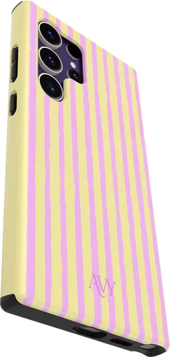 AVY Samsung Galaxy S24 Ultra Hoesje MagSafe Back Cover Pink Lemonade afbeelding 12
