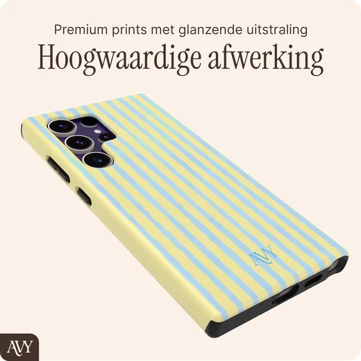AVY Samsung Galaxy S24 Ultra Hoesje MagSafe Back Cover Lemon Sky afbeelding 9