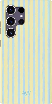 AVY Samsung Galaxy S24 Ultra Hoesje MagSafe Back Cover Lemon Sky