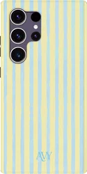 AVY Samsung Galaxy S24 Ultra Hoesje MagSafe Back Cover Lemon Sky afbeelding