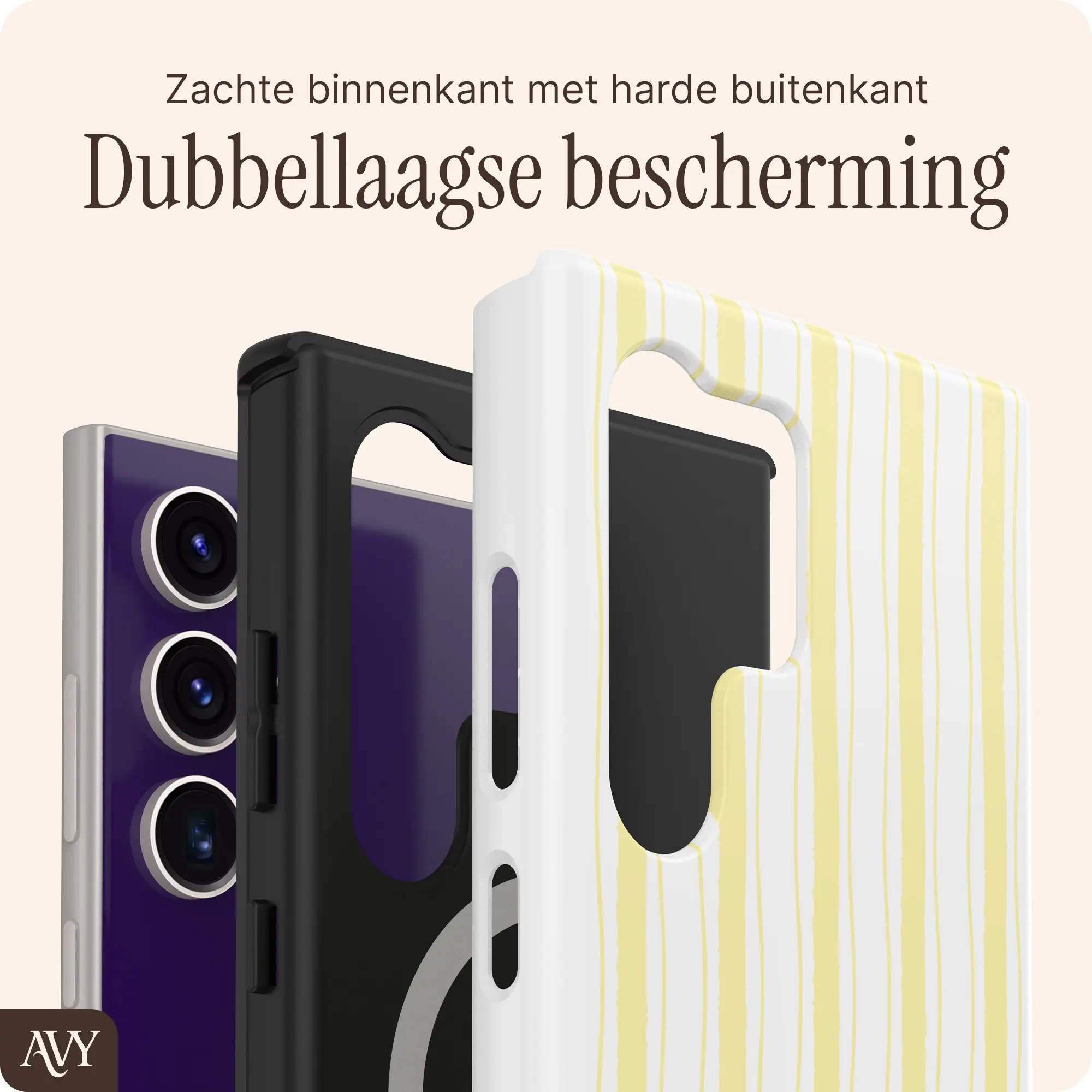 AVY Samsung Galaxy S24 Ultra Hoesje MagSafe Back Cover Sunset Coast afbeelding 5