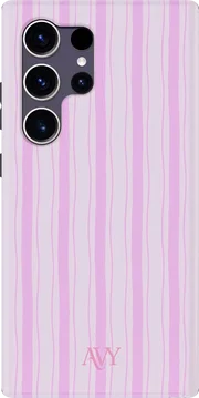 AVY Samsung Galaxy S24 Ultra Hoesje MagSafe Back Cover Pink Horizon