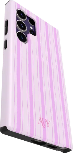 AVY Samsung Galaxy S24 Ultra Hoesje MagSafe Back Cover Pink Horizon afbeelding 13