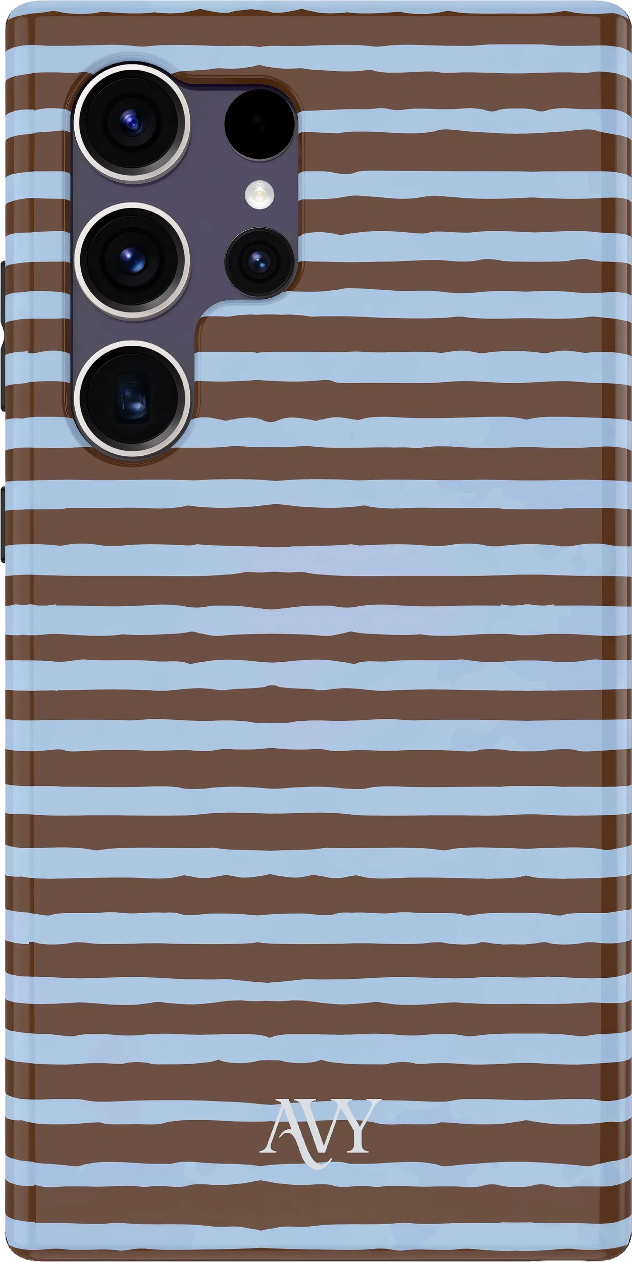 AVY Samsung Galaxy S24 Ultra Hoesje MagSafe Back Cover Ocean Latte afbeelding 1
