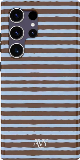 AVY Samsung Galaxy S24 Ultra Hoesje MagSafe Back Cover Ocean Latte afbeelding 1