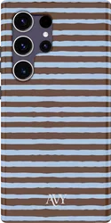 AVY Samsung Galaxy S24 Ultra Hoesje MagSafe Back Cover Ocean Latte afbeelding