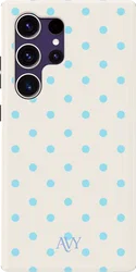 AVY Samsung Galaxy S24 Ultra Hoesje MagSafe Back Cover Riviera Dots afbeelding