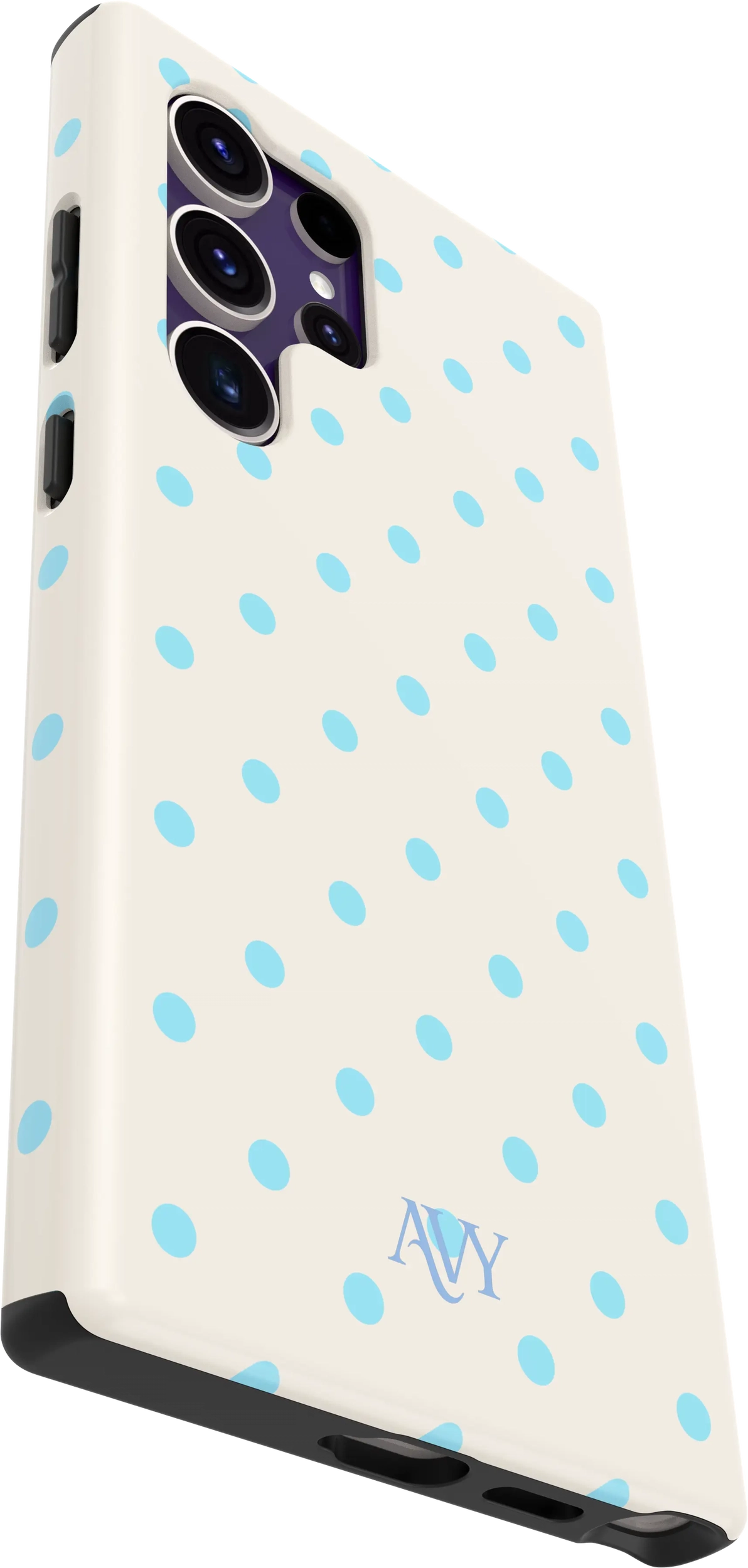 AVY Samsung Galaxy S24 Ultra Hoesje MagSafe Back Cover Riviera Dots afbeelding 13