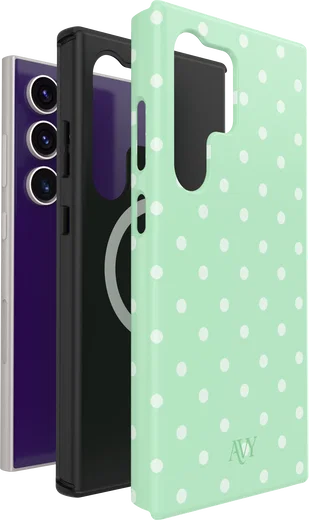 AVY Samsung Galaxy S24 Ultra Hoesje MagSafe Back Cover Mint Breeze afbeelding 12