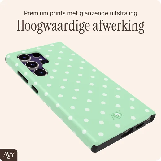AVY Samsung Galaxy S24 Ultra Hoesje MagSafe Back Cover Mint Breeze afbeelding 9