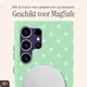 AVY Samsung Galaxy S24 Ultra Hoesje MagSafe Back Cover Mint Breeze afbeelding 6