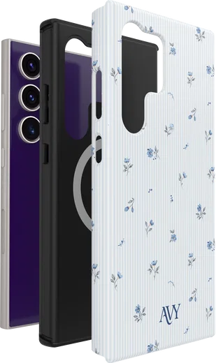AVY Samsung Galaxy S24 Ultra Hoesje MagSafe Back Cover Sky Blossom afbeelding 12