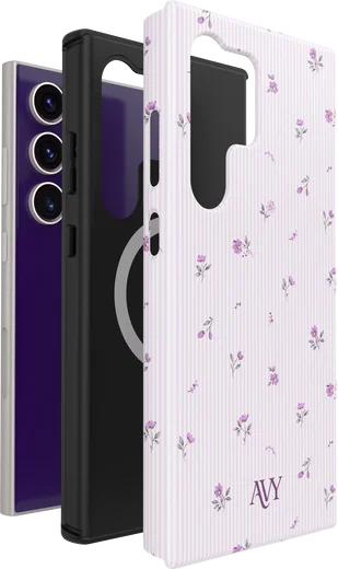 AVY Samsung Galaxy S24 Ultra Hoesje MagSafe Back Cover Lila Dream afbeelding 13