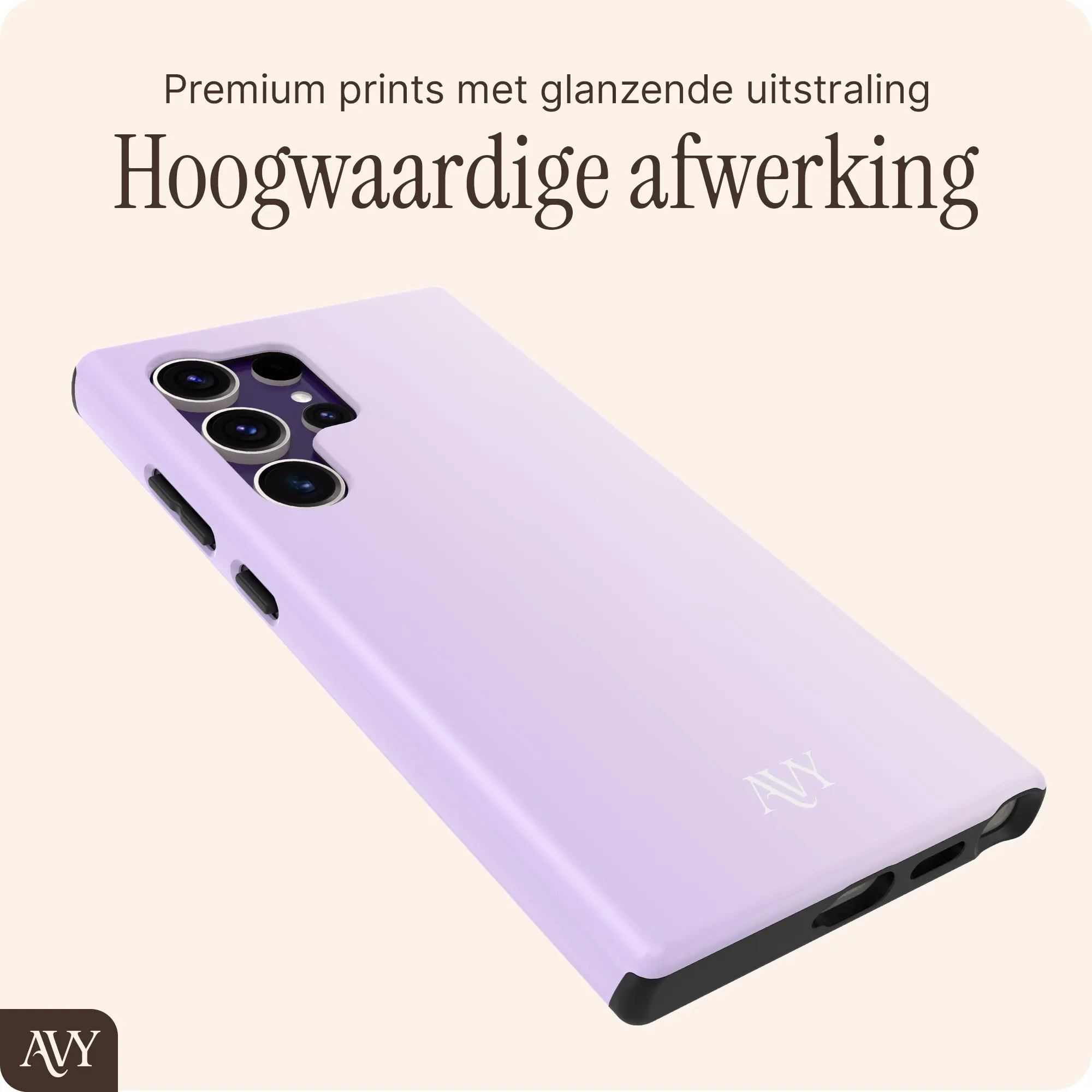 AVY Samsung Galaxy S24 Ultra Hoesje MagSafe Back Cover Lavender Glow afbeelding 9