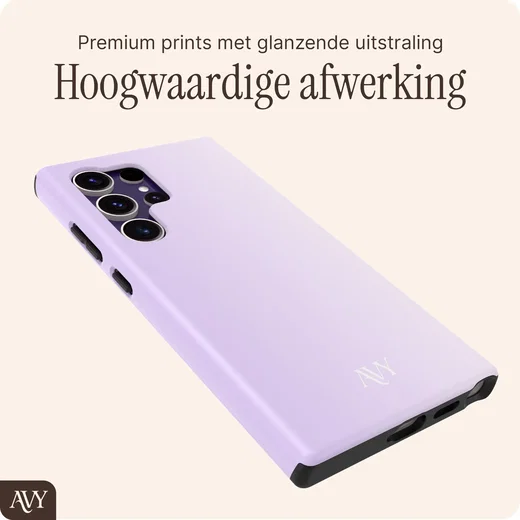 AVY Samsung Galaxy S24 Ultra Hoesje MagSafe Back Cover Lavender Glow afbeelding 9