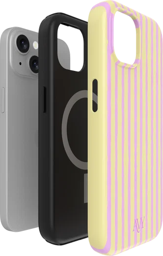 AVY Apple iPhone 15 Hoesje MagSafe Back Cover Pink Lemonade afbeelding 14