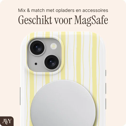 AVY Apple iPhone 15 Hoesje MagSafe Back Cover Sunset Coast afbeelding 8