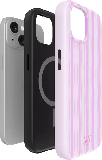 AVY Apple iPhone 15 Hoesje MagSafe Back Cover Pink Horizon afbeelding 14