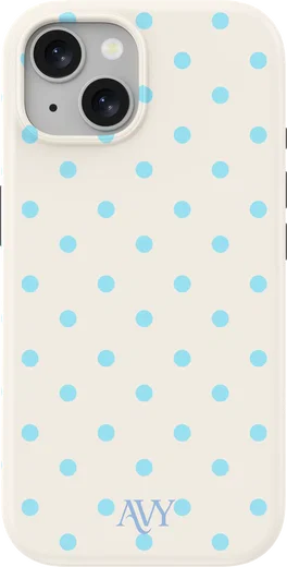 AVY Apple iPhone 15 Hoesje MagSafe Back Cover Riviera Dots afbeelding 1