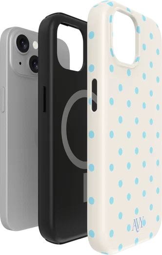AVY Apple iPhone 15 Hoesje MagSafe Back Cover Riviera Dots afbeelding 13