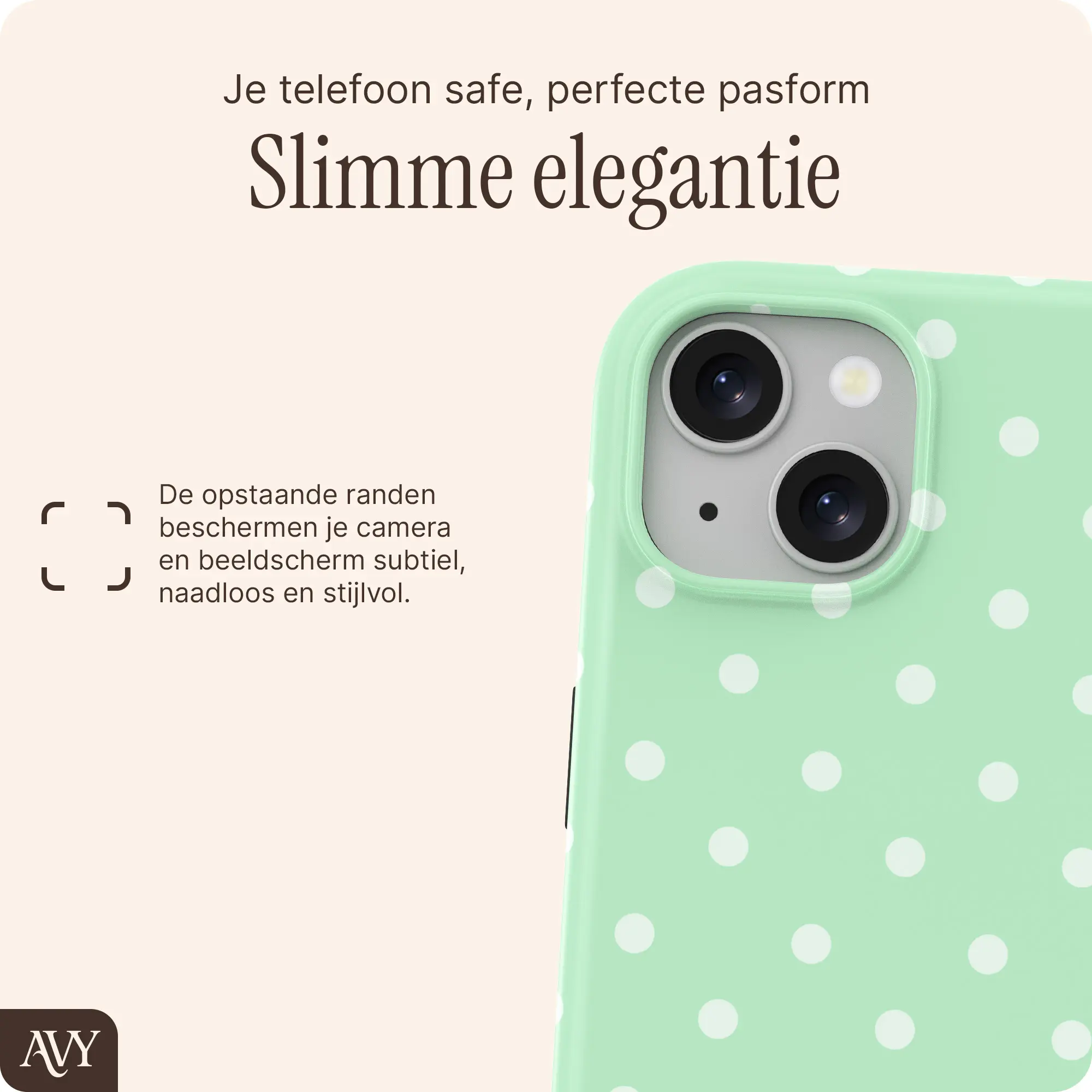 AVY Apple iPhone 15 Hoesje MagSafe Back Cover Mint Breeze afbeelding 9
