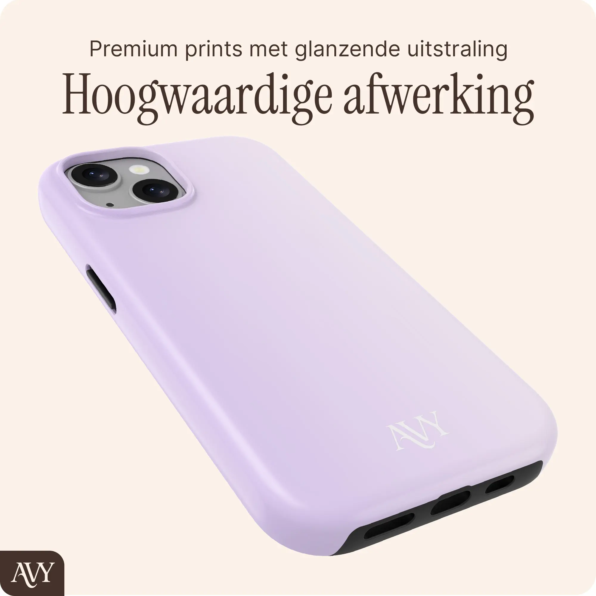 AVY Apple iPhone 15 Hoesje MagSafe Back Cover Lavender Glow afbeelding 10