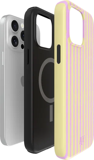 AVY Apple iPhone 15 Pro Hoesje MagSafe Back Cover Pink Lemonade afbeelding 14