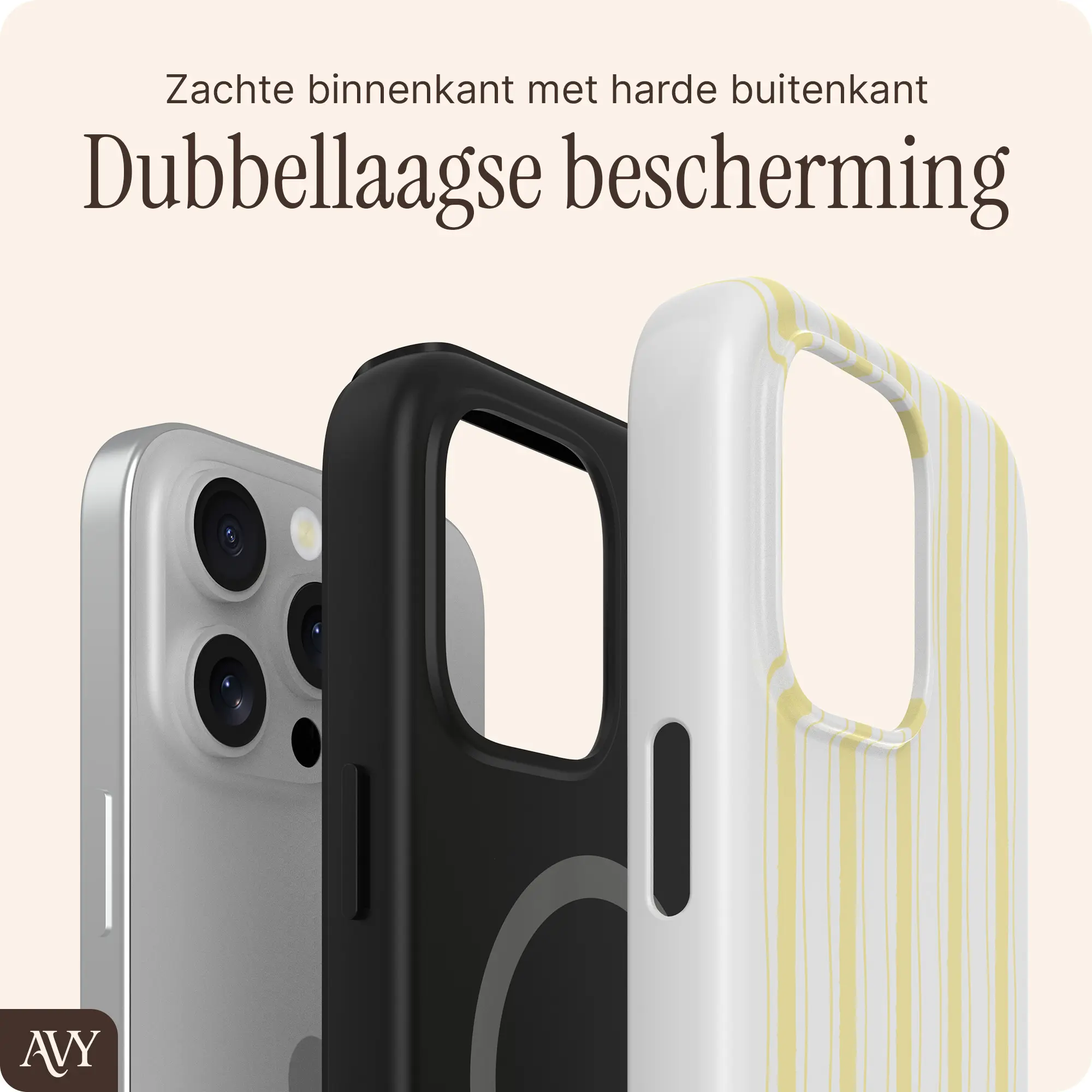 AVY Apple iPhone 15 Pro Hoesje MagSafe Back Cover Sunset Coast afbeelding 6