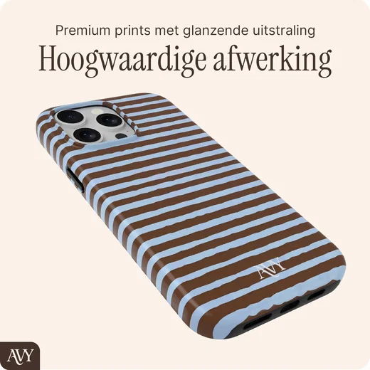AVY Apple iPhone 15 Pro Hoesje MagSafe Back Cover Ocean Latte afbeelding 10