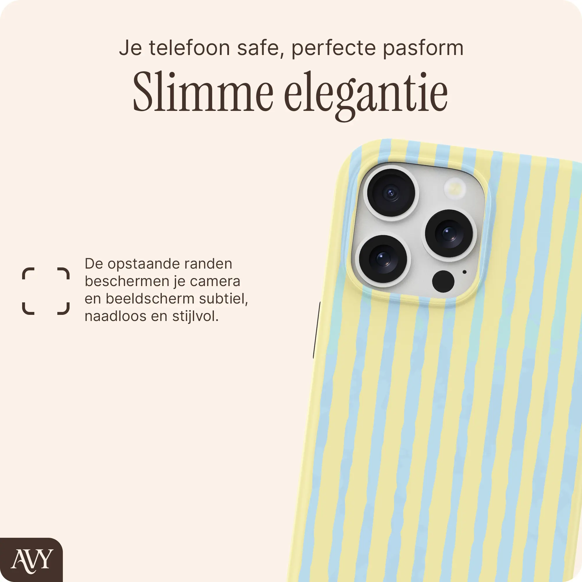 AVY Apple iPhone 15 Pro Max Hoesje MagSafe Back Cover Lemon Sky afbeelding 9
